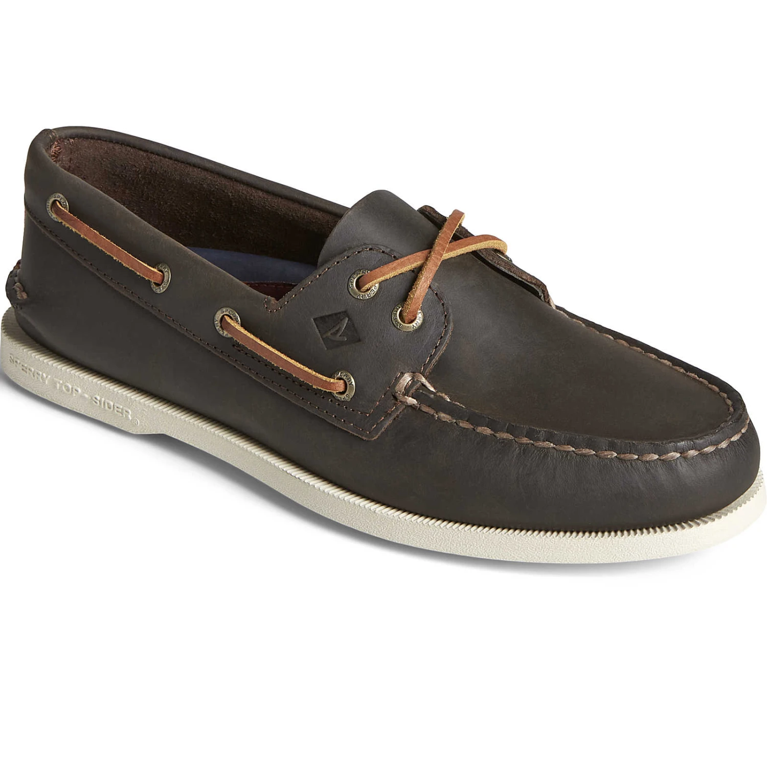 Sperry Top-Sider Men's Authentic Original™ Leather Boat Shoe Brown 4 Sperry Top-Sider Men's Authentic Original™ Leather Boat Shoe Brown - Image 2
