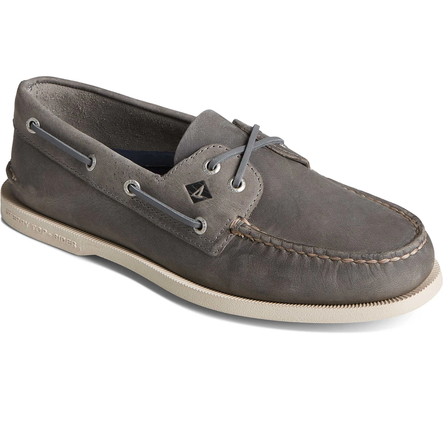 Sperry Top-Sider Men's Authentic Original™ Leather Boat Shoe Grey 4 Sperry Top-Sider Men's Authentic Original™ Leather Boat Shoe Grey - Image 2