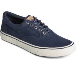 Sperry Top-Sider Men's SeaCycled™ Striper II CVO Textile Sneaker Navy 9 Sperry Top-Sider Men's SeaCycled™ Striper II CVO Textile Sneaker Navy -Sperry Top-Sider Sales STS25512