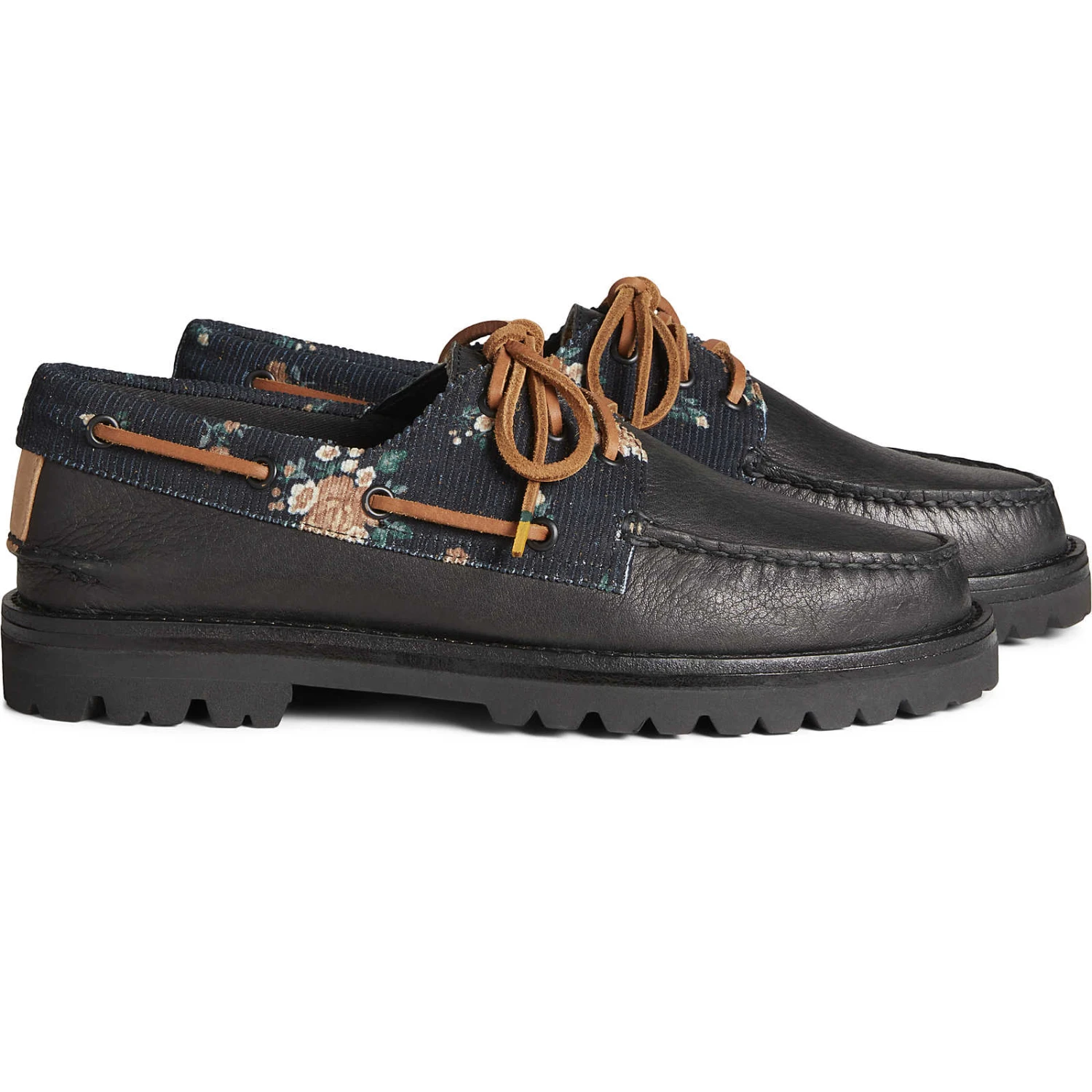 Sperry Top-Sider Men's Authentic Original™ 3-Eye Vibram Lug Corduroy Boat Shoe Black 3 Sperry Top-Sider Men's Authentic Original™ 3-Eye Vibram Lug Corduroy Boat Shoe Black