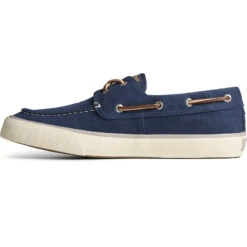Sperry Top-Sider Men's SeaCycled™ Bahama II Twill Sneaker Navy -Sperry Top-Sider Sales STS25537 180
