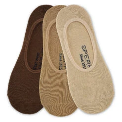 Sperry Top-Sider Men's Canoe 3-Pack Liner Sock Tan