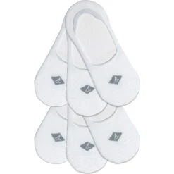 Sperry Top-Sider Women's Sneaker 6-Pack Liner Sock White
