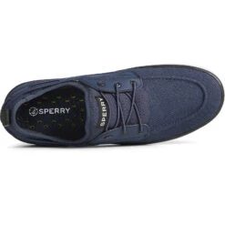 Sperry Top-Sider Men's SeaCycled™ Fairlead Boat Sneaker Navy -Sperry Top-Sider Sales STS41125 TOP
