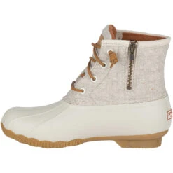 Sperry Top-Sider Women's Saltwater Wool Embossed Duck Boot W/ Thinsulate™ Oat -Sperry Top-Sider Sales STS82473 180