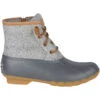 Sperry Top-Sider Women's Saltwater Wool Embossed Duck Boot W/ Thinsulate™ Grey -Sperry Top-Sider Sales STS82475 000