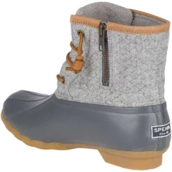 Sperry Top-Sider Women's Saltwater Wool Embossed Duck Boot W/ Thinsulate™ Grey -Sperry Top-Sider Sales STS82475 225