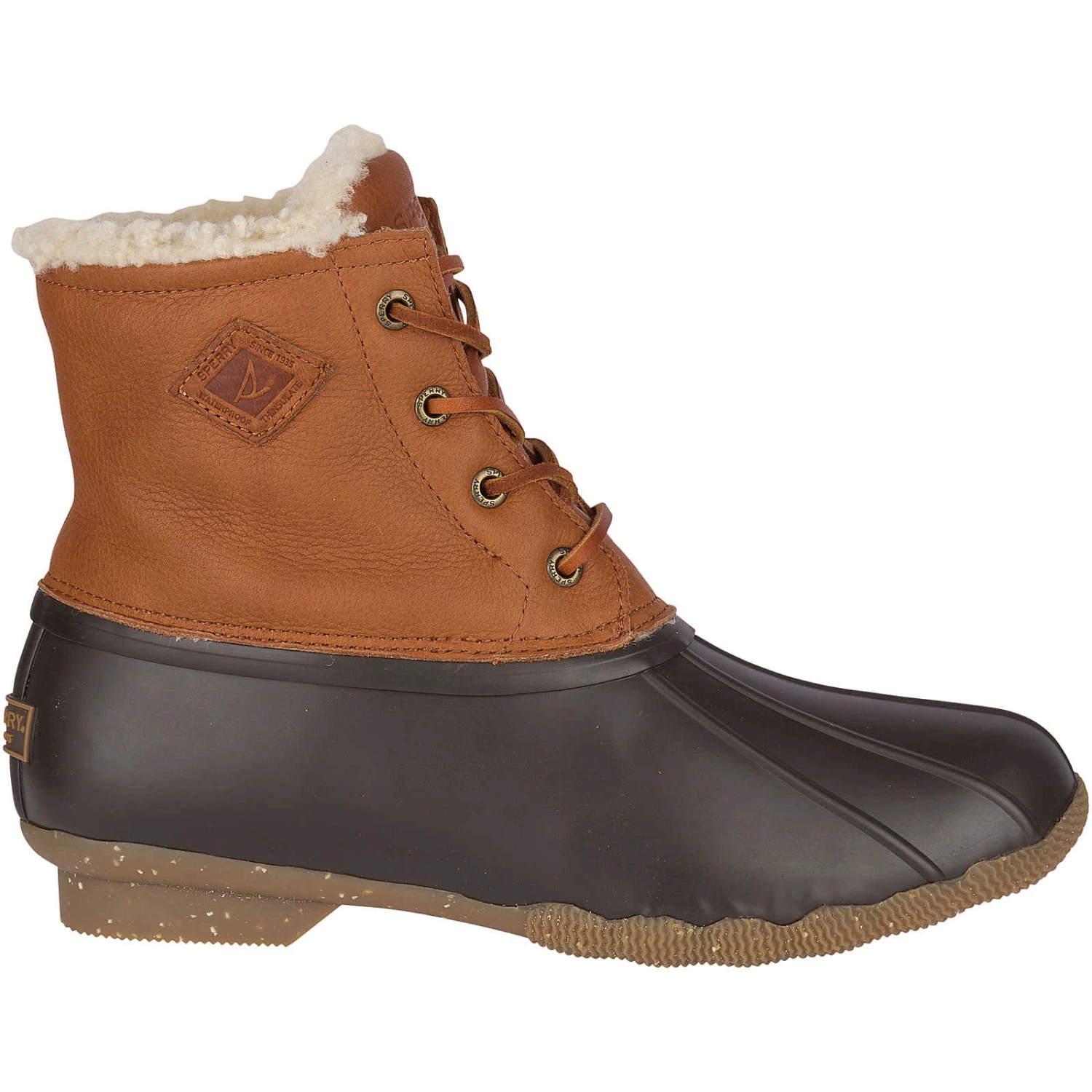 Sperry Top-Sider Women's Saltwater Winter Luxe Leather Duck Boot Tan 3 Sperry Top-Sider Women's Saltwater Winter Luxe Leather Duck Boot Tan