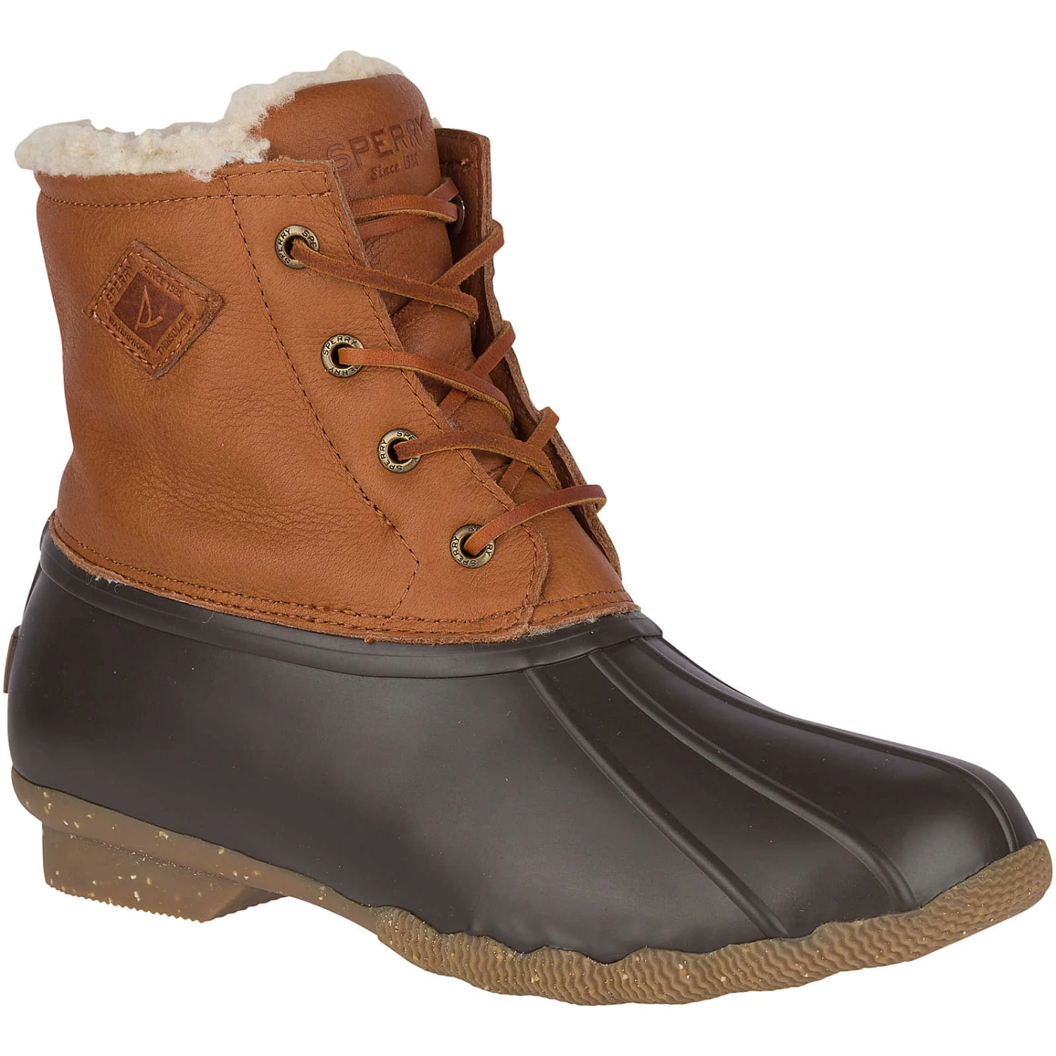 Sperry Top-Sider Women's Saltwater Winter Luxe Leather Duck Boot Tan 4 Sperry Top-Sider Women's Saltwater Winter Luxe Leather Duck Boot Tan - Image 2