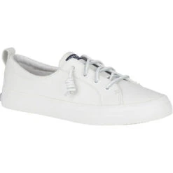 Sperry Top-Sider Women's Crest Vibe Leather Sneaker White -Sperry Top-Sider Sales STS8454928129
