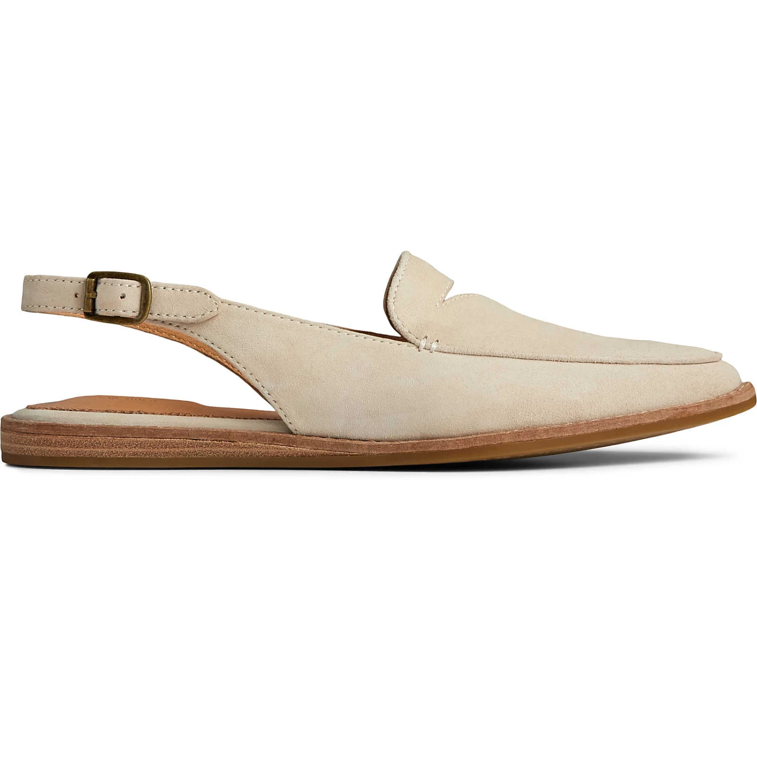 Sperry Top-Sider Women's Saybrook Leather Slingback Ivory Nubuck 3 Sperry Top-Sider Women's Saybrook Leather Slingback Ivory Nubuck
