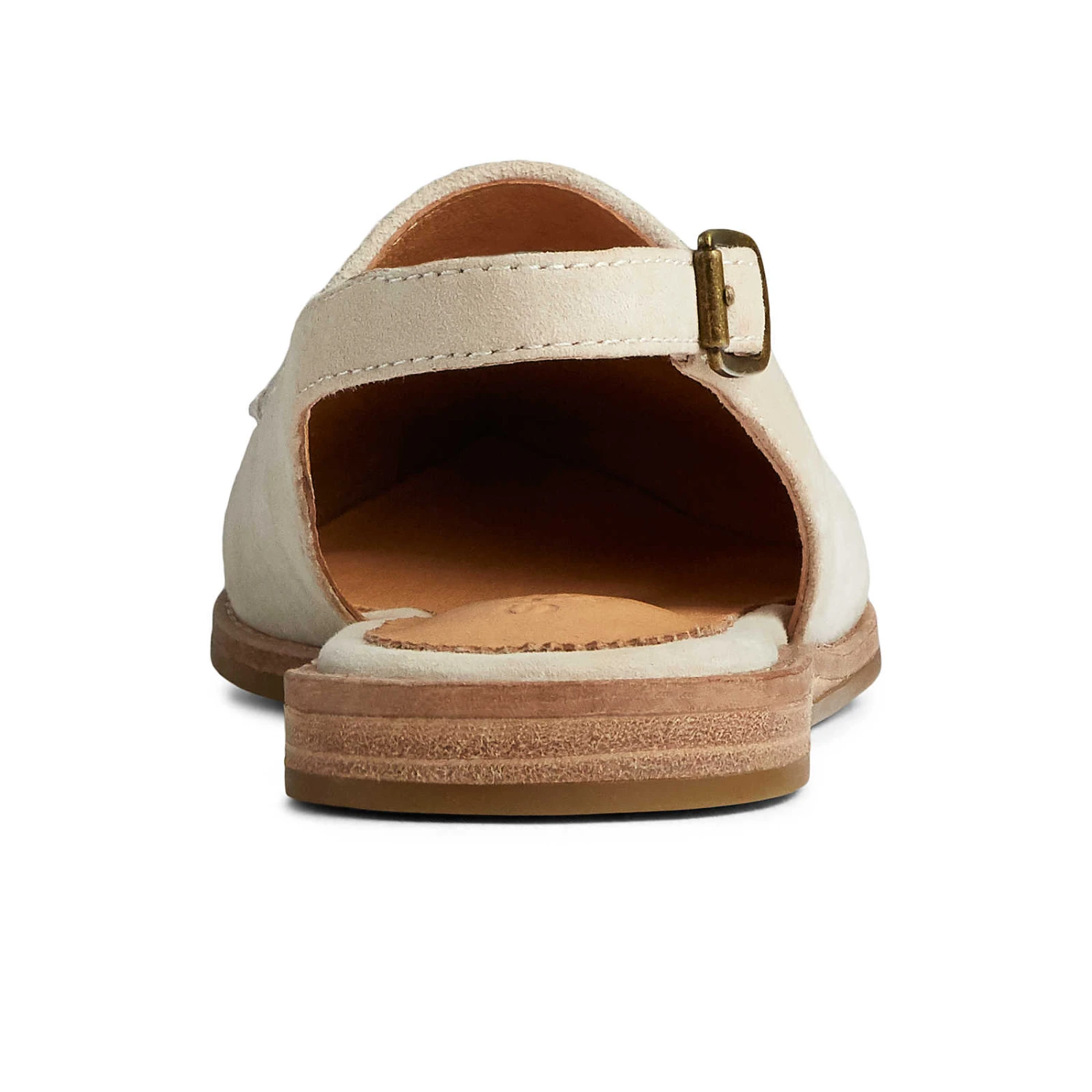 Sperry Top-Sider Women's Saybrook Leather Slingback Ivory Nubuck 5 Sperry Top-Sider Women's Saybrook Leather Slingback Ivory Nubuck - Image 3