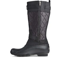 Sperry Top-Sider Women's Saltwater Tall Nylon Duck Boot Black 11 Sperry Top-Sider Women's Saltwater Tall Nylon Duck Boot Black -Sperry Top-Sider Sales STS85396 180