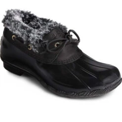 Sperry Top-Sider Women's Saltwater 1-Eye Cozy Duck Boot Black 9 Sperry Top-Sider Women's Saltwater 1-Eye Cozy Duck Boot Black -Sperry Top-Sider Sales STS85457