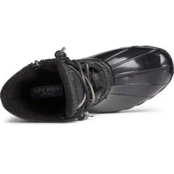 Sperry Top-Sider Women's Saltwater Sparkle Duck Boot Black/Silver 12 Sperry Top-Sider Women's Saltwater Sparkle Duck Boot Black/Silver -Sperry Top-Sider Sales STS85831 TOP