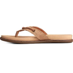 Sperry Top-Sider Women's Waveside PLUSHWAVE™ Flip Flop Brown -Sperry Top-Sider Sales STS86127 180