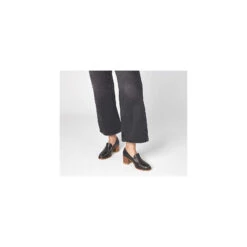 Sperry Top-Sider Women's Seaport Penny Heel Leather Loafer Black -Sperry Top-Sider Sales STS86538 173