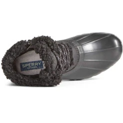 Sperry Top-Sider Women's Saltwater Alpine Leather Duck Boot Black -Sperry Top-Sider Sales STS86690 TOP