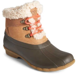 Sperry Top-Sider Women's Saltwater Alpine Leather Duck Boot Tan/Brown 9 Sperry Top-Sider Women's Saltwater Alpine Leather Duck Boot Tan/Brown -Sperry Top-Sider Sales STS86691