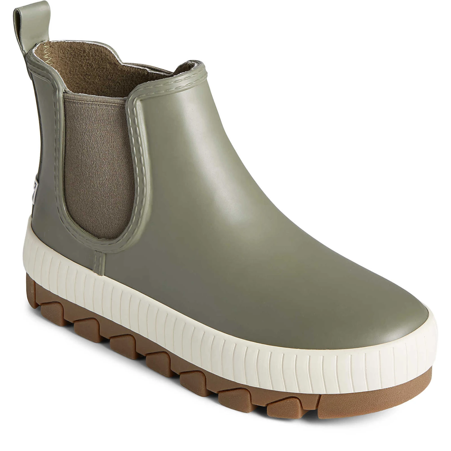 Sperry Top-Sider Women's Torrent Chelsea Waterproof Rain Boot Olive 5 Sperry Top-Sider Women's Torrent Chelsea Waterproof Rain Boot Olive - Image 3