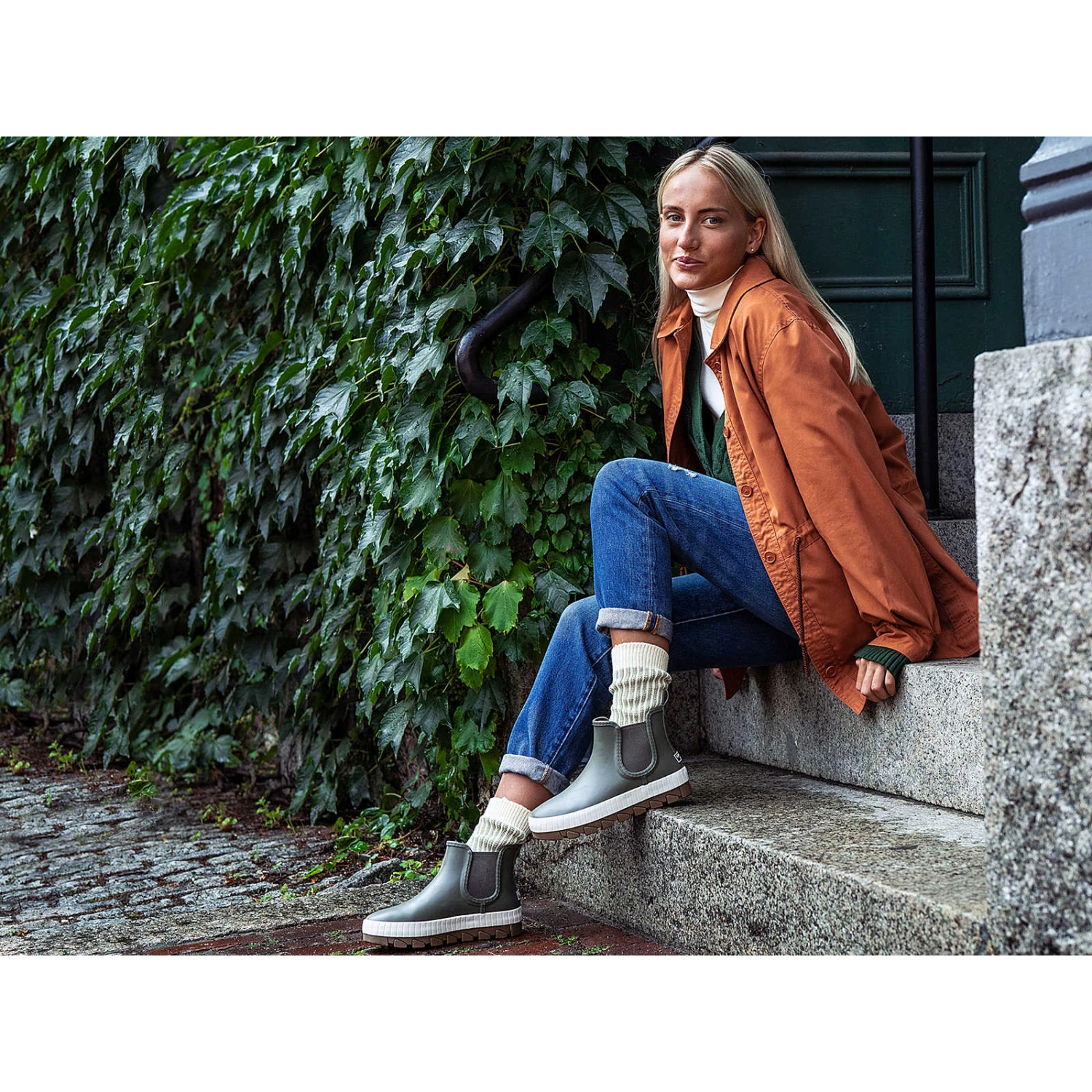 Sperry Top-Sider Women's Torrent Chelsea Waterproof Rain Boot Olive 6 Sperry Top-Sider Women's Torrent Chelsea Waterproof Rain Boot Olive - Image 4