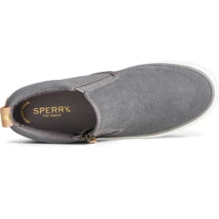 Sperry Top-Sider Women's Crest Lug Suede Chukka Grey -Sperry Top-Sider Sales STS86852 TOP 13