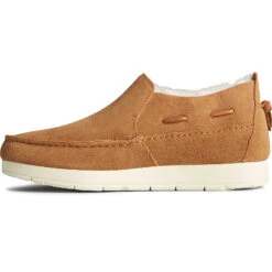 Sperry Top-Sider Women's Moc-Sider Suede Slip On Tan -Sperry Top-Sider Sales STS86937 180