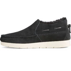 Sperry Top-Sider Women's Moc-Sider Suede Slip On Black -Sperry Top-Sider Sales STS86939 180