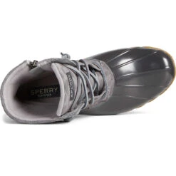 Sperry Top-Sider Women's Saltwater Cheetah Duck Boot Grey -Sperry Top-Sider Sales STS87096 TOP