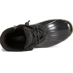 Sperry Top-Sider Women's Saltwater Cheetah Duck Boot Black -Sperry Top-Sider Sales STS87097 TOP