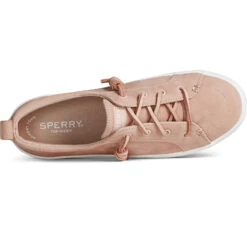 Sperry Top-Sider Women's Crest Vibe Platform Stripe Sneaker Pink -Sperry Top-Sider Sales STS87182 TOP