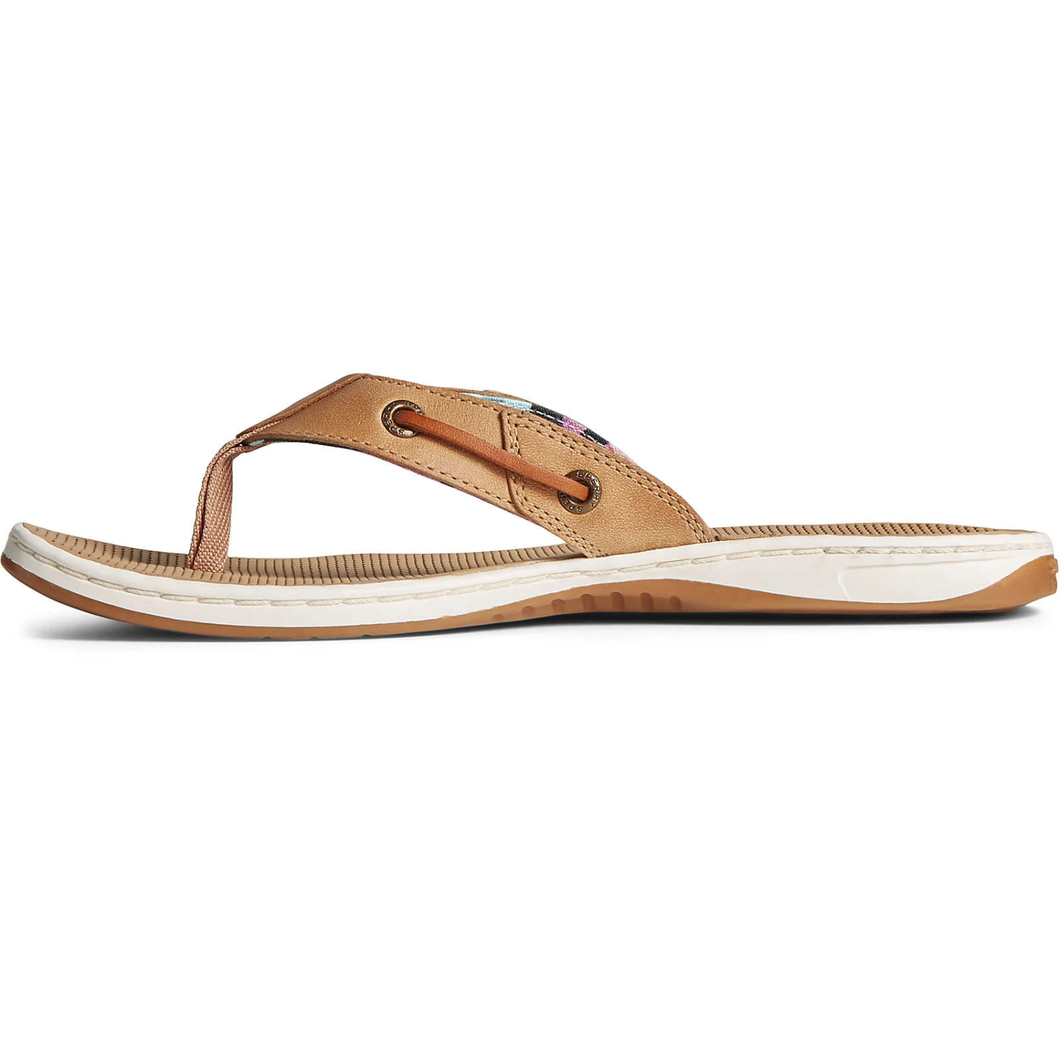 Sperry Top-Sider Women's Seafish Leather Flip Flop Tan 6 Sperry Top-Sider Women's Seafish Leather Flip Flop Tan - Image 4