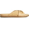 Sperry Top-Sider Women's Gold Cup™ Waveside PLUSHWAVE™ Cross Slide Sandal Tan -Sperry Top-Sider Sales STS87353 000