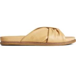 Sperry Top-Sider Women's Gold Cup™ Waveside PLUSHWAVE™ Cross Slide Sandal Tan