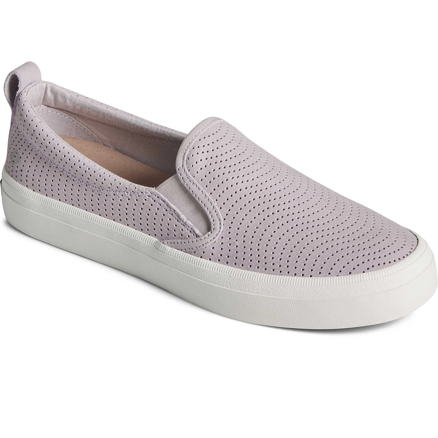 Sperry Top-Sider Women's Crest Twin Gore Leather Wave Perforated Sneaker Lilac 4 Sperry Top-Sider Women's Crest Twin Gore Leather Wave Perforated Sneaker Lilac - Image 2