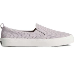 Sperry Top-Sider Women's Crest Twin Gore Leather Wave Perforated Sneaker Lilac