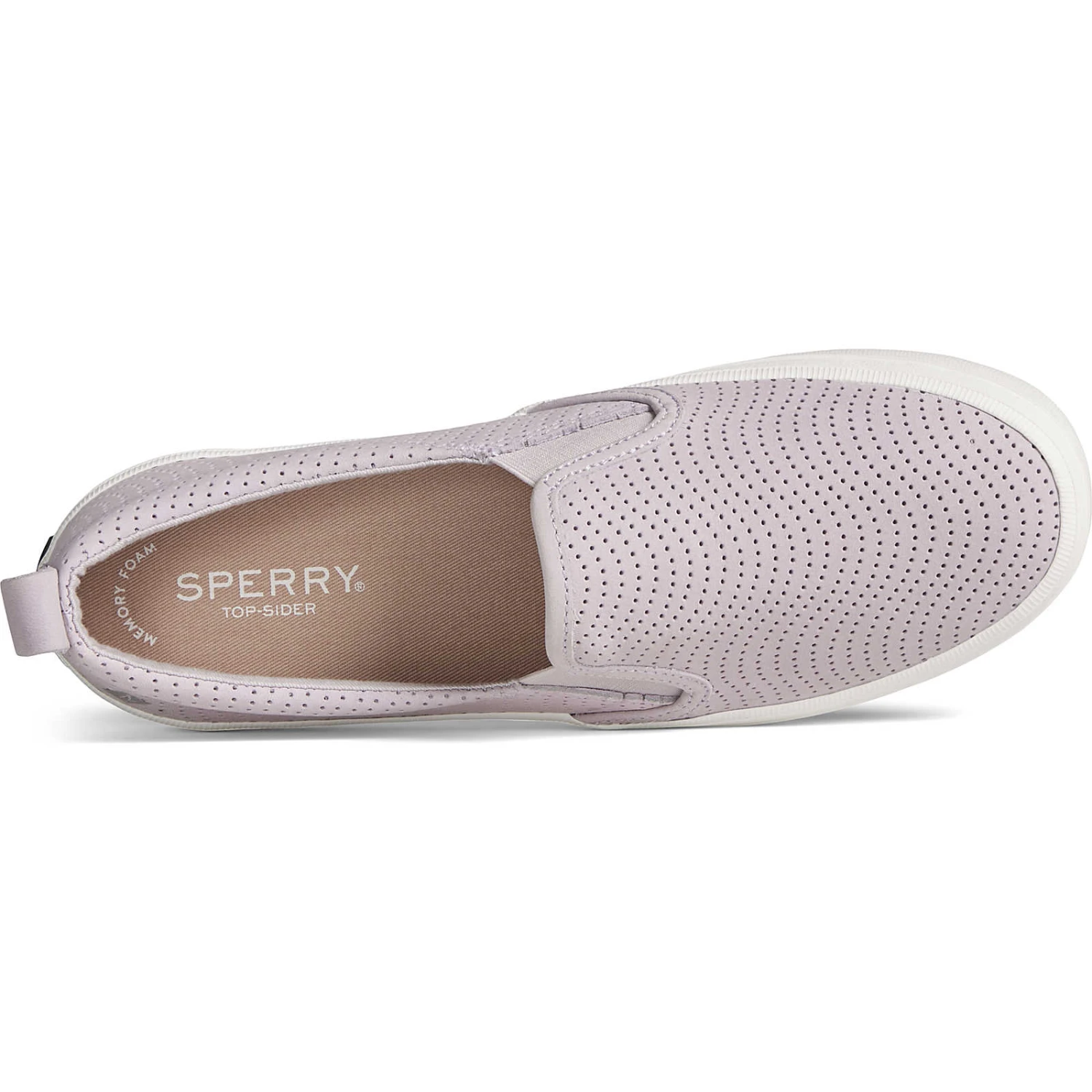 Sperry Top-Sider Women's Crest Twin Gore Leather Wave Perforated Sneaker Lilac 7 Sperry Top-Sider Women's Crest Twin Gore Leather Wave Perforated Sneaker Lilac - Image 5