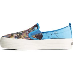 Sperry Top-Sider Women's Sperry X Kerby Crest Twin Gore Utopia Platform Slip On Sneaker Multi -Sperry Top-Sider Sales STS87742 180 032122