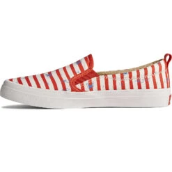 Sperry Top-Sider Women's Sperry X JAWS Crest Twin Gore Stripe Slip On Sneaker Red 15 Sperry Top-Sider Women's Sperry X JAWS Crest Twin Gore Stripe Slip On Sneaker Red -Sperry Top-Sider Sales STS87746 180