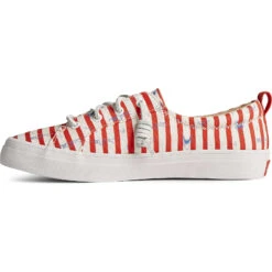 Sperry Top-Sider Women's Sperry X JAWS Crest Vibe Stripe Sneaker Red -Sperry Top-Sider Sales STS87747 180