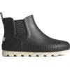 Sperry Top-Sider Women's Torrent Chelsea Matte Waterproof Rain Boot Black