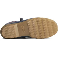 Sperry Top-Sider Women's Saltwater Plaid Wool Duck Boot Navy -Sperry Top-Sider Sales STS87765 OUT