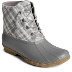 Sperry Top-Sider Women's Saltwater Plaid Wool Duck Boot Grey 9 Sperry Top-Sider Women's Saltwater Plaid Wool Duck Boot Grey -Sperry Top-Sider Sales STS87766