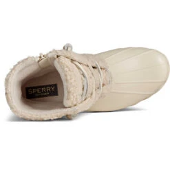 Sperry Top-Sider Women's Saltwater Sherpa Duck Boot Off White -Sperry Top-Sider Sales STS87768 TOP