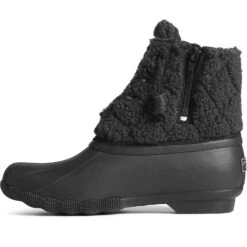 Sperry Top-Sider Women's Saltwater Sherpa Duck Boot Black -Sperry Top-Sider Sales STS87769 180