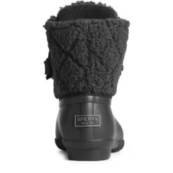 Sperry Top-Sider Women's Saltwater Sherpa Duck Boot Black -Sperry Top-Sider Sales STS87769 90