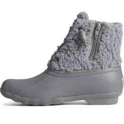 Sperry Top-Sider Women's Saltwater Sherpa Duck Boot Grey -Sperry Top-Sider Sales STS87770 180