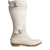 Sperry Top-Sider Women's Saltwater Tall Nylon Duck Boot Ivory -Sperry Top-Sider Sales STS87775 000