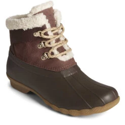 Sperry Top-Sider Women's Saltwater Alpine Leather Duck Boot Brown 9 Sperry Top-Sider Women's Saltwater Alpine Leather Duck Boot Brown -Sperry Top-Sider Sales STS87777