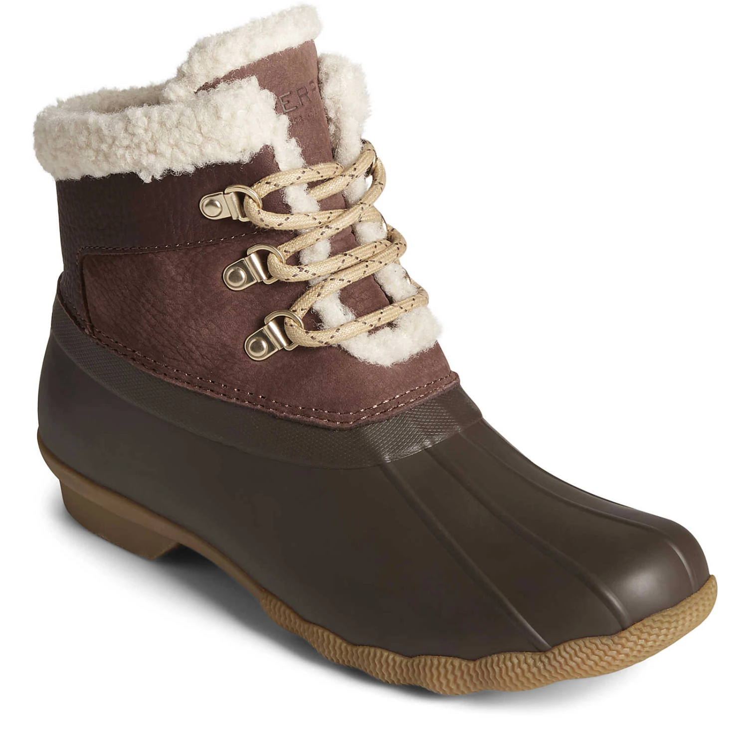 Sperry Top-Sider Women's Saltwater Alpine Leather Duck Boot Brown 4 Sperry Top-Sider Women's Saltwater Alpine Leather Duck Boot Brown - Image 2